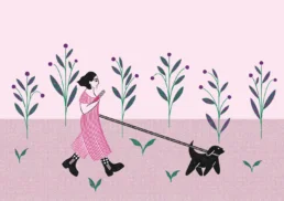 Nicole Marra-Walking the dog