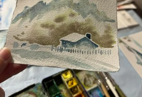 Aquarell Landschaften
