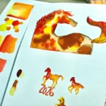 Feuerpferd Aquarellkurs