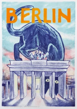 Katze Brandenburger Tor