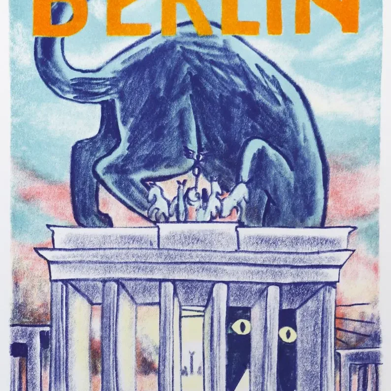 Katze Brandenburger Tor